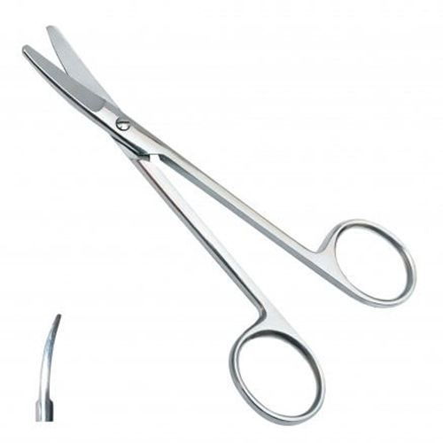 Ножицi Miкстepa, зiгнутi, делiкатна леза, 155 мм Surgimax 04-208-15